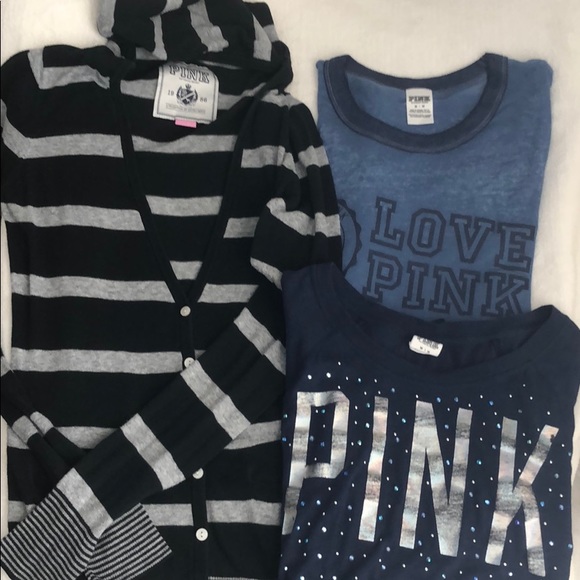 PINK Victoria's Secret Tops - Lot of 3 VS PINK Tops Size Medium